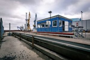 Fahrzeugwaage im Südhafen Stralsund