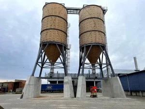 Salzsilo Durchlaufwaage, Foto: Nico Jarisch