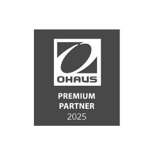 OHAUS Europe GmbH OHAUS Premium Partner 2025 Logo in Grau