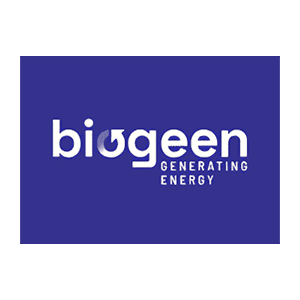 biogeen GmbH BioGreen-Logo mit Slogan 'Generating Energy'