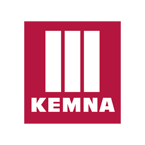 KEMNA BAU Andreae GmbH & Co. KG Logo von Kemna in Rot und Weiß
