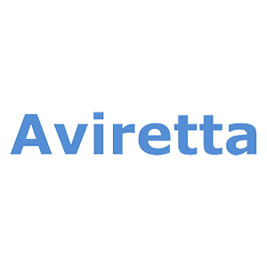 Aviretta GmbH Logo von Aviretta in Blautönen