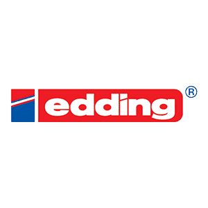 edding International GmbH Logo von edding mit rotem Hintergrund