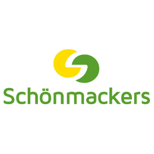 Schönmackers Umweltdienste GmbH & Co. KG Logo von Schönmackers mit gelbem S und grünem Hintergrund