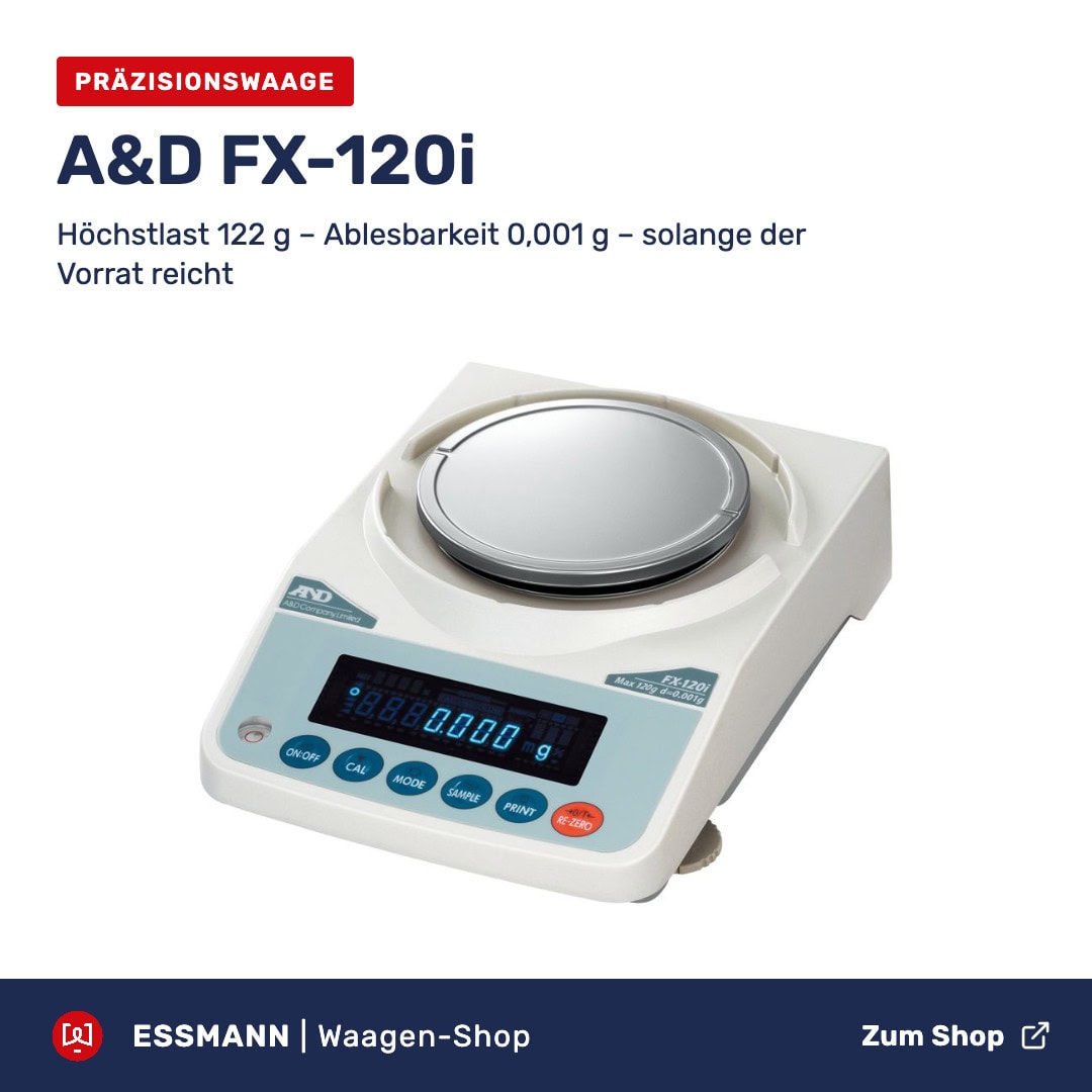 A&D FX-120i Precision Scale with Digital Display