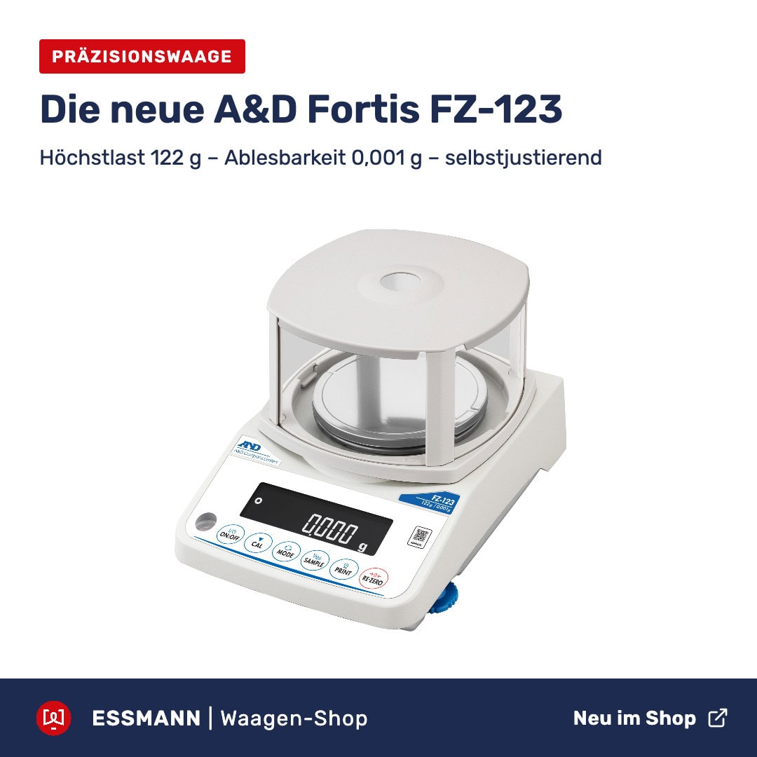 A&D Fortis FZ-123 Precision Scale with Windshield