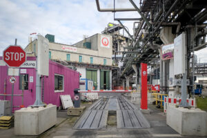 Waage und Radioaktivitäts‑Portalmessanlage im Chemiepark Marl