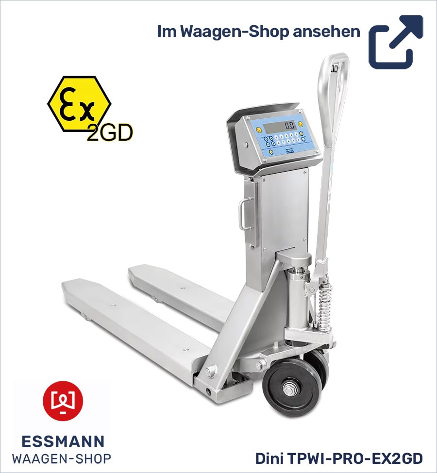 Industrial scales with explosion protection feature