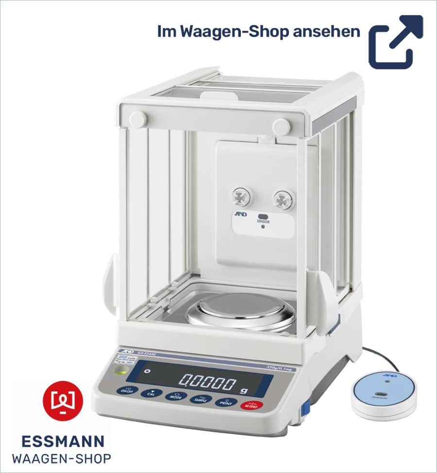 Präzisionswaage mit digitalem Display