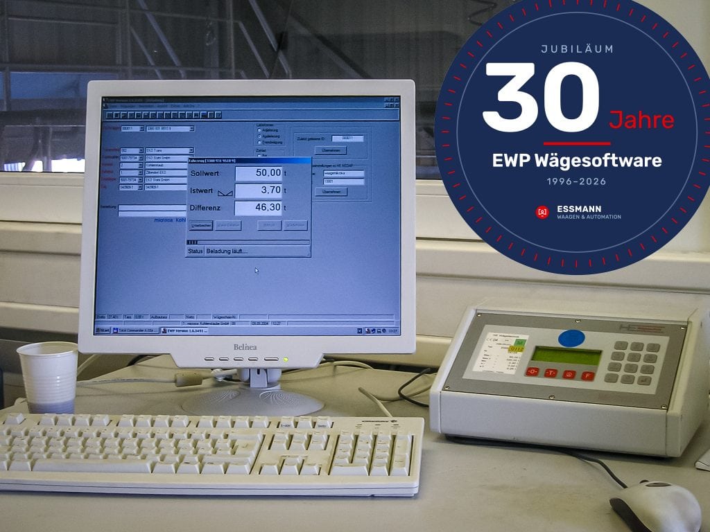 30 Jahre EWP Wägesoftware von Essmann Waagen & Automation